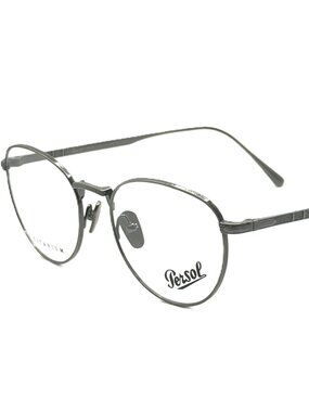 NEW PERSOL PO 5002-VT 8001 Pewter Unisex Eyeglasses 51mm 19 145